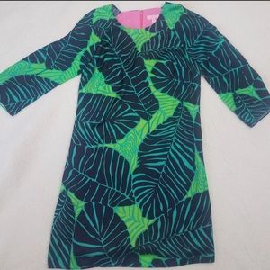 Lilly pulitzer palm print dress